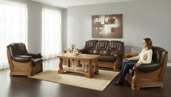Sofa 2 miejsce do siedzenia Classic Żywy krajobraz Sofy Kanapy Podkładka dwumiejscowa
