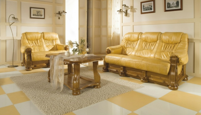 Sofa 3 miejsce do siedzenia Classic Siedziba Żywy krajobraz Sofy Kanapy Podkładka