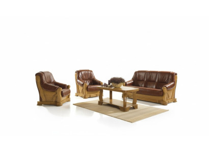 Sofa trzyosobowa Sofa Classic Podkładka 3 miejsce do siedzenia 100% Skóra kanapy
