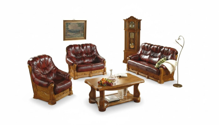 Ustawić 3+2 miejsce do siedzenia Sofa Podkładka Obcios Siedziba Zestaw 100% Włoski Skóra