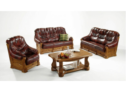 Dwuosobowa kanapa Klasyczna skórzana sofa Sofy Podkładka Sofa 2 miejsce do siedzenia Skóra