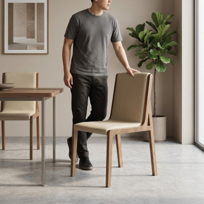 Design Lehn Krzesła Podkładka Jadalnia Pokój Kuchnia Lounge Living Meble Krzesło Fotel Club