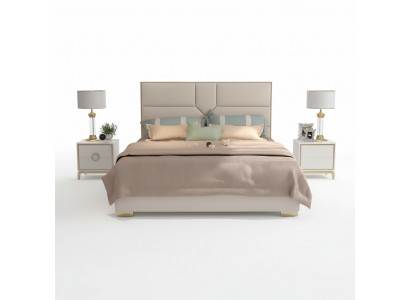 Łóżko Podkładka Design Luksusowe łóżko hotelowe Małżeństwo 180x200cm Sleep Pokój