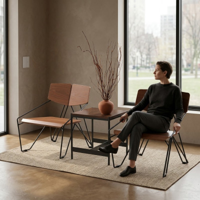 Fotel Club Lounge Projektant Lehn Podkładka Sofa 1 miejsce siedzące TV Nowa Skóra Krzesło
