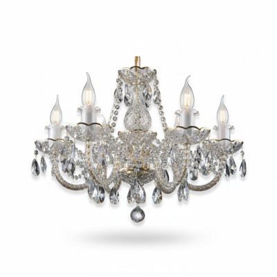 Kron żyrandol Lampa pokrywa kryształ Classic Oświetlenie świateł