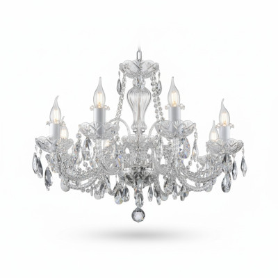 Świecznik Kron Lampa Lampy kryształowe Lampy Oświetlenie klosz do światła Bohemia