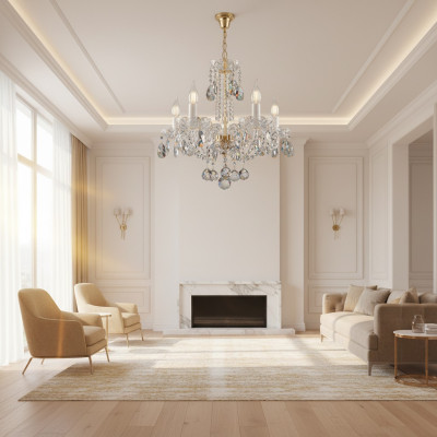 Lekki salon żyrandol Lampa Cover jadalnia Lampy Lights