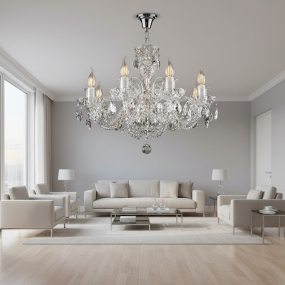 kryształowa żyrandol lampa wisząca Lampa sufitowa Bohemia Lampa