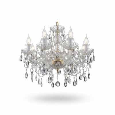 Noble Design Lampa z Kryształowe kamienie świecznik żyrandol Lampy sufitowe
