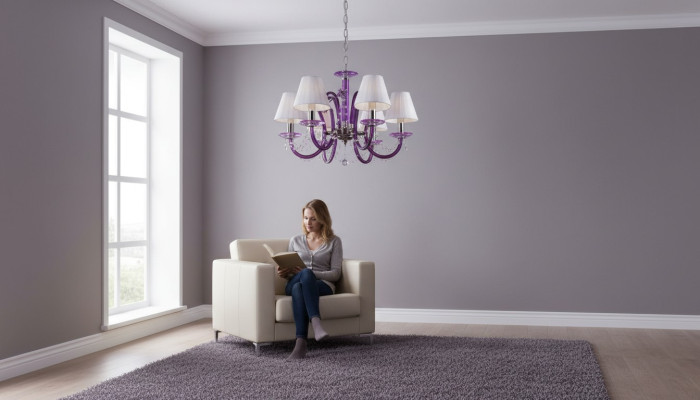 Lampa wisząca Lampa sufitowa Reflektor sufitowy Spot żyrandol Bohemia z kloszem wspornikowym