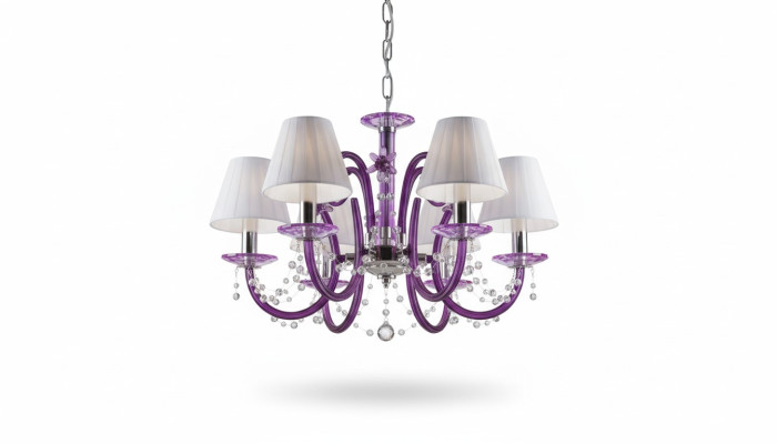 Lampa wisząca Lampa sufitowa Reflektor sufitowy Spot żyrandol Bohemia z kloszem wspornikowym
