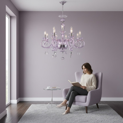 Żyrandol Bohemia Oświetlenie sufitowe Oświetlenie salonu Lampa Sufitowa Lampka sufitowa