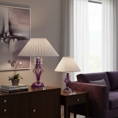 Lampa kryształowa lampa biurowa Tabela Elite Bohemia stopka Stolik nocny Nowość