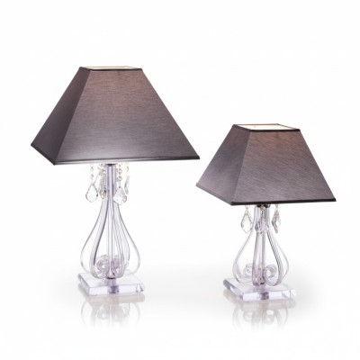 Lampa kryształowa lampa stołowa Elite Bohemia stopa Stolik nocny New Office