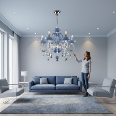 Żyrandol Bohemia lampa sufitowa lampa sufitowa lampa designerska luksusowa.