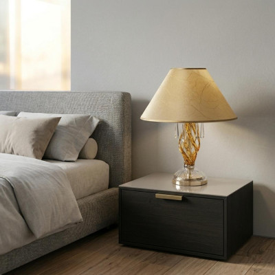 Lampa kryształowa lampa biurowa Tabela Elite Bohemia stopka Stolik nocny Nowość
