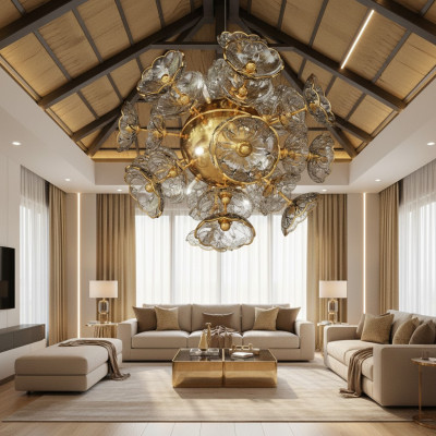 Bohemia Crystal Lustrous Hanging Lamp Light Ceiling Light