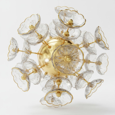 Bohemia Crystal Lustrous Hanging Lamp Light Ceiling Light