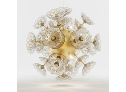 Elite żyrandol Bohemia Flower Lampa sufitowa Żyrandol Oświetlenie