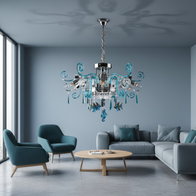 kryształowa Lampa Lampa Lampa sufitowa żyrandol Lampa Bohemia