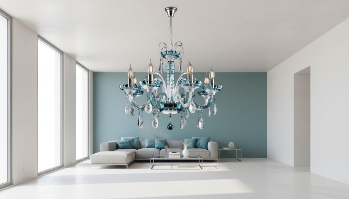 kryształ Lampa żyrandol Lampa pokrywa sufit Bohemia