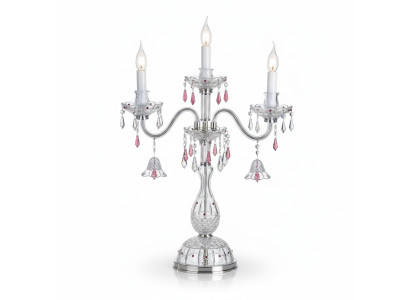 Lampa stołowa w stylu barokowym żyrandol Stolik lampki nocne Bohemia