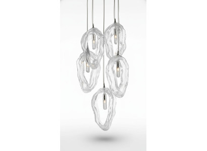 kryształ żyrandol Lampa sufitowa lampa wisząca lekka elitarna czeska muszle