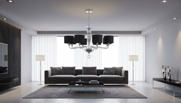 kryształowa lampa sufitowa żyrandol Lampa sufitowa żyrandol Oświetlenie Elite Bohemia