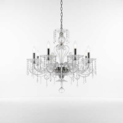 Lampa sufitowa kryształowa Lampa sufitowa żyrandol Lampa Lampa Elite Bohemia