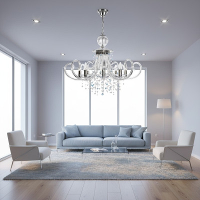 kryształowe lampy wiszące żyrandol lampa wisząca Lampa sufitowa Elite Bohemia