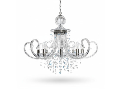 kryształowe lampy wiszące żyrandol lampa wisząca Lampa sufitowa Elite Bohemia