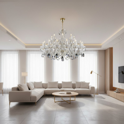 Sufitowa lampa wisząca Lampa sufitowa żyrandol Elite Bohemia Leuchten Nowość
