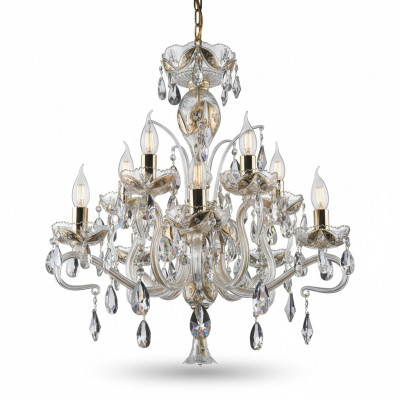 kryształ żyrandol Lampa sufitowa oświetlenie sufitowe Elite Bohemia
