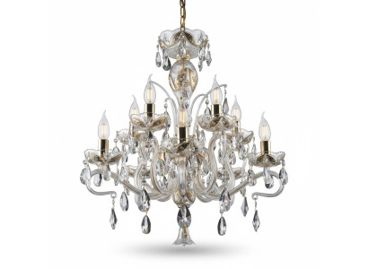 kryształ żyrandol Lampa sufitowa oświetlenie sufitowe Elite Bohemia