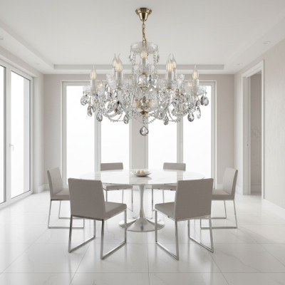 Sufitowa lampa wisząca Lampa sufitowa żyrandol Elite Bohemia