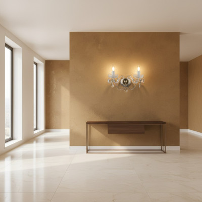 -Lampa ścienno-sufitowa Boemia w stylu antycznym, żyrandol, nowa lampa ścienna