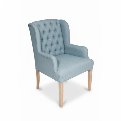 Blue Chesterfield Krzesło Wyposażenie hotelu miejsce do siedzenia Podkładka Krzesło fotel