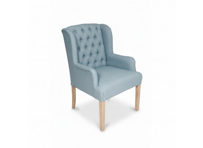 Blue Chesterfield Krzesło Wyposażenie hotelu miejsce do siedzenia Podkładka Krzesło fotel