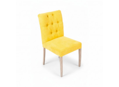 Nowoczesny Designer Chesterfield Krzesła Zestaw Krzesło Żółty Stylowe Krzesła Tapicerowane x10 szt.