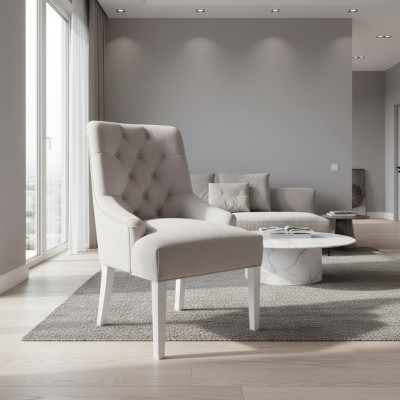 Projektant Krzesła Chesterfield Ustawić Podkładkę Hotel Grupa x4 komplet