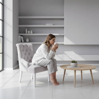 Projektant Chesterfield Krzesła Hotel Krzesła x8 Krzesło -Set Włókienniczy Grupa