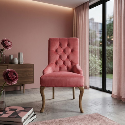 Fotel skórzany marki Red Chesterfield x6 Krzesło Grupa designerskie