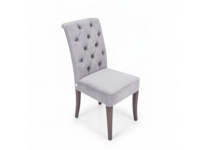 Zestaw mebli do siedzenia Szary Chesterfield z grupy designerskich mebli do siedzenia x4 Krzesło