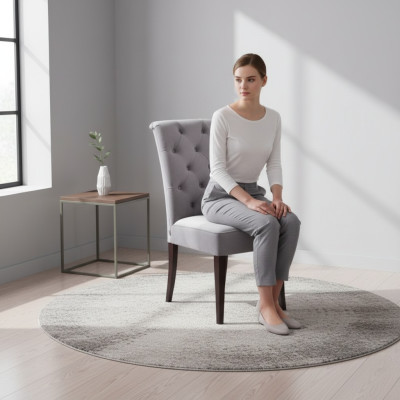 Design Krzesła Chesterfield Ustawić Podkładkę Hotel Grupa 6xSet Nowy Włókienniczy Krzesło