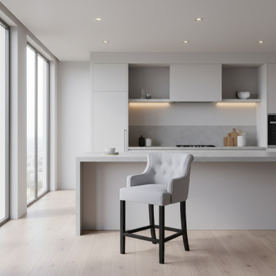 Hokery barowe Krzesło barowe Aksamit Materiał Design Krzesła barowe Bar Stołek zestaw 10 sztuk