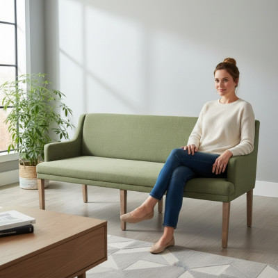 Ławka Włókiennicza Siedziba Ławki Restauracja Chesterfield Sklep z materiałami Sofa Skóra