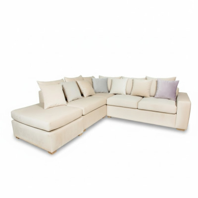 Narożnikowa kanapa Chesterfield Podkładka Sofa Podkładka Siedziska Narożnik Sofy Nowy Aksamit Zestaw narożny