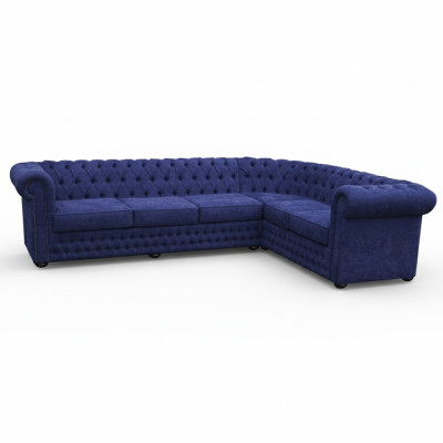 Narożnikowa kanapa Claudyna Design Narożnikowa kanapa rozkładana sofa Funkcja łóżka Couch Podkładka Włókienniczy