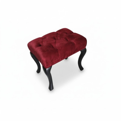 Stołek Roma Designer Luxury Stołek Podkładka Siedziba Włókienniczy Relaks Sofa Boczna Nowość