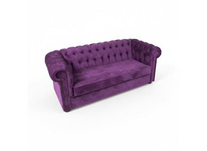 Sofa 3 miejsce do siedzenia Chesterfield Couch Sofa Łóżko Funkcja łóżka Kanapy Sofy Materiał Nowość